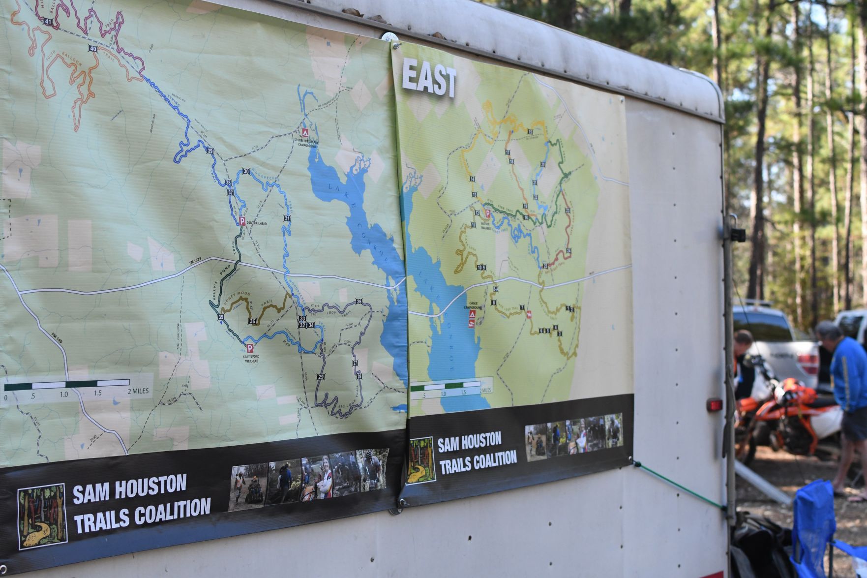 Rebuilding trails in the Sam Houston National Forest